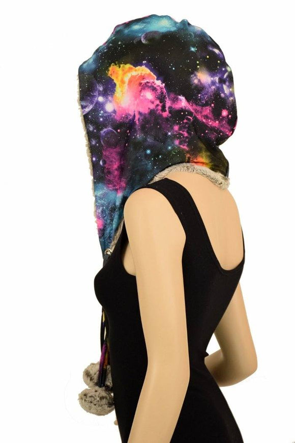 Sterling Minky Pom Pom Hood - Coquetry Clothing