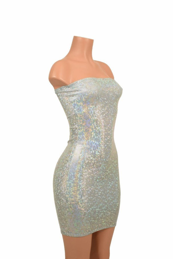 Strapless Frostbite Tube Dress - Coquetry Clothing