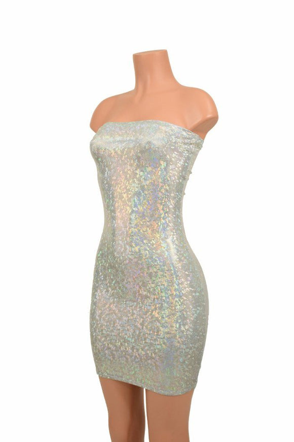 Strapless Frostbite Tube Dress - Coquetry Clothing