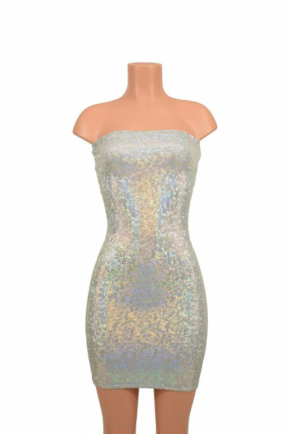Strapless Frostbite Tube Dress - Coquetry Clothing
