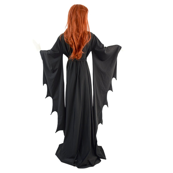 Succubus Sleeve Dressing Gown or Robe with Belt - Coquetry Clothing