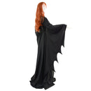 Succubus Sleeve Dressing Gown or Robe with Belt - Coquetry Clothing