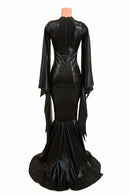 Succubus Sleeve Gown with Laceup and Back Zipper - Coquetry Clothing