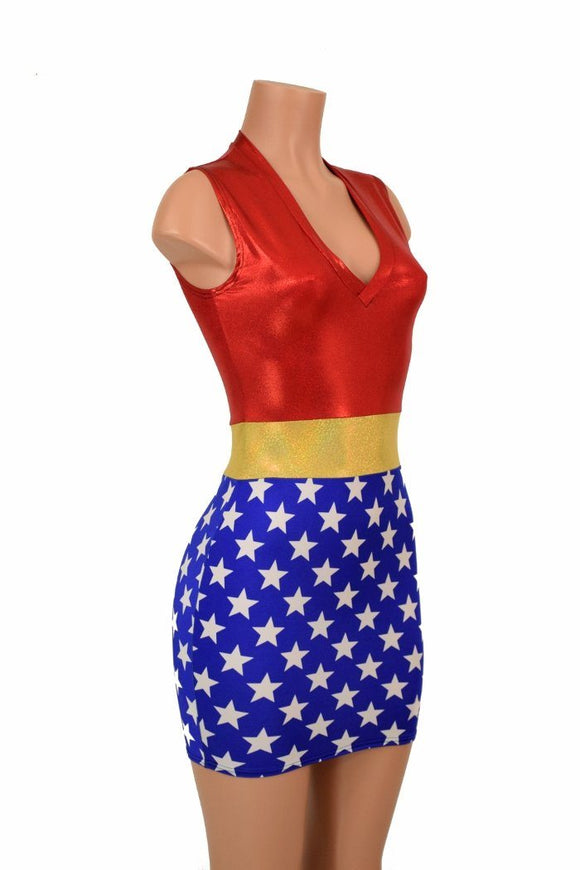 Super Hero Bodycon Dress - Coquetry Clothing