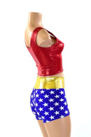 Super Hero Crop & High Waist Shorts - Coquetry Clothing