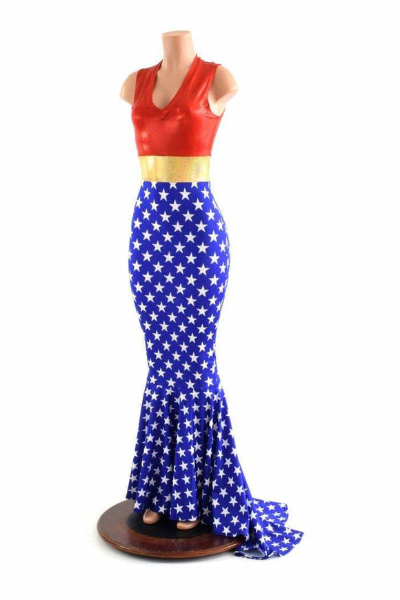 Super Hero Puddle Train Gown - Coquetry Clothing