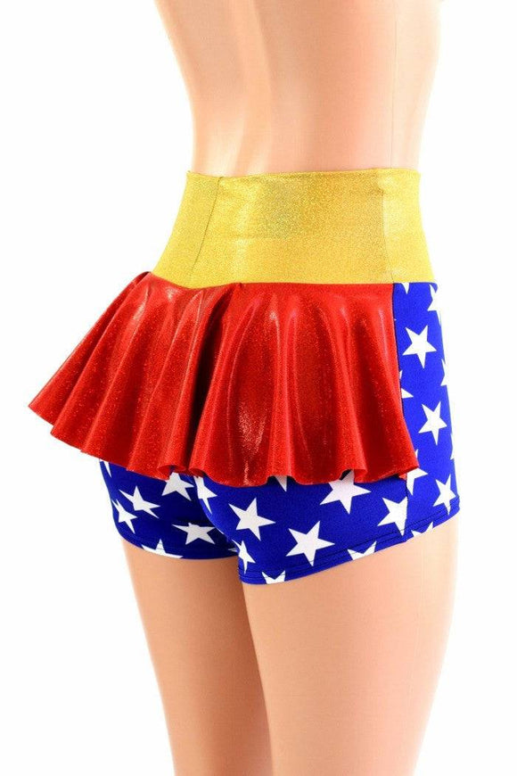 Super Hero Ruffle Rump Shorts - Coquetry Clothing