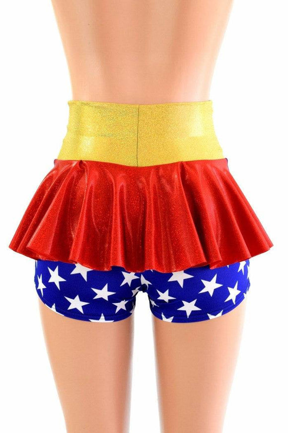 Super Hero Ruffle Rump Shorts - Coquetry Clothing