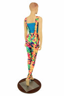 Suspender Leggings in Acid Splash - Coquetry Clothing