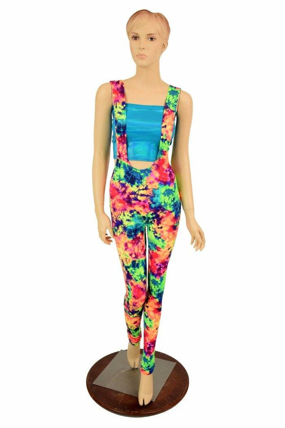 Suspender Leggings in Acid Splash - Coquetry Clothing