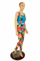 Suspender Leggings in Acid Splash - Coquetry Clothing