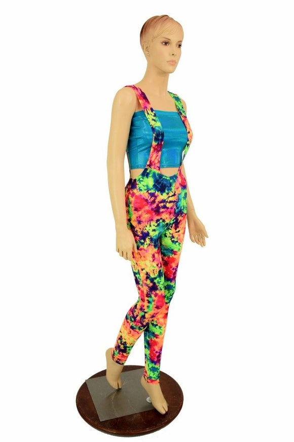 Suspender Leggings in Acid Splash - Coquetry Clothing
