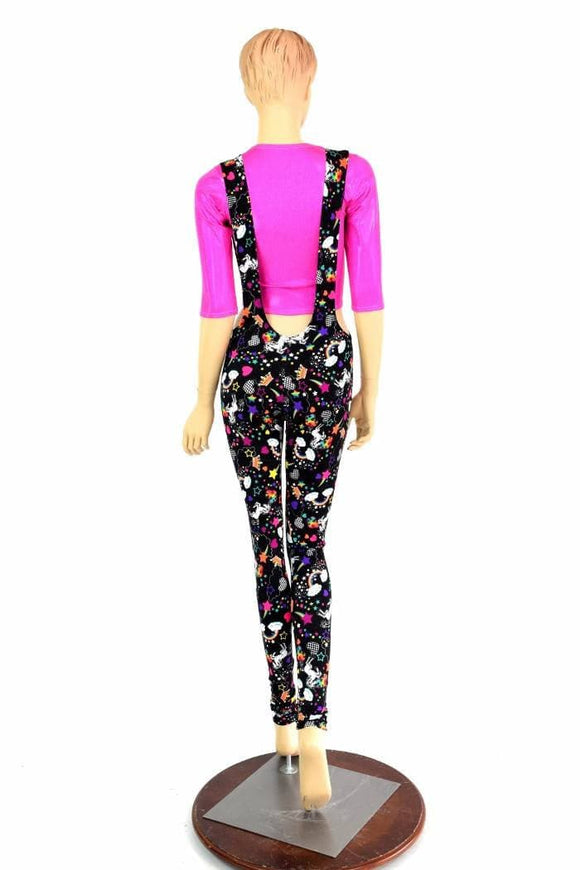 Suspender Leggings in Unicorns & Rainbows - Coquetry Clothing