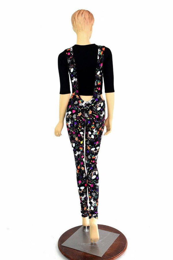 Suspender Leggings in Unicorns & Rainbows - 7