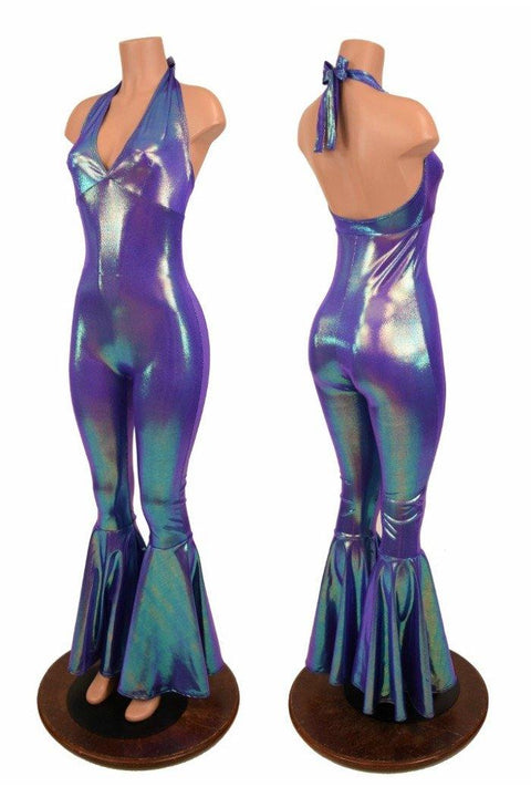 Moonstone Bell Bottom Catsuit - Coquetry Clothing