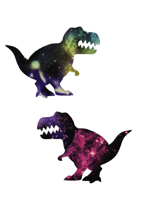 UV Galaxy T Rex Pasties - Coquetry Clothing
