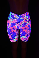 Tahitian Floral Bike Shorts - Coquetry Clothing
