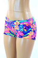 Tahitian Floral Lowrise Shorts - Coquetry Clothing