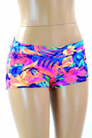 Tahitian Floral Lowrise Shorts - Coquetry Clothing