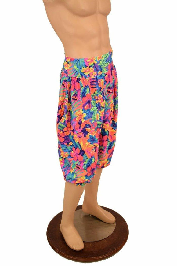 Tahitian Floral "Michael" Pants with Pockets - Coquetry Clothing
