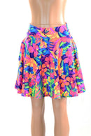 Tahitian Floral Pocket Skater - Coquetry Clothing