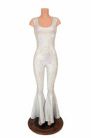 Tank Style Bell Bottom Flare Catsuit - Coquetry Clothing