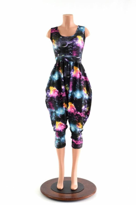 Tank Top Drop Crotch Harem Jumpsuit - Coquetry Clothing