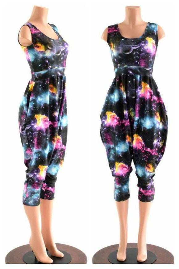 Tank Top Drop Crotch Harem Jumpsuit - Coquetry Clothing
