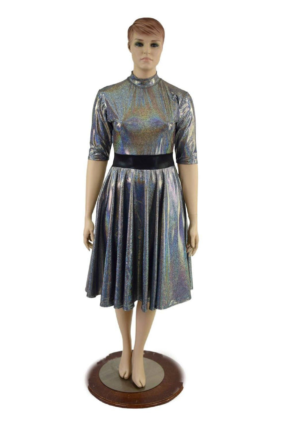 Tea Length Skater Dress - Coquetry Clothing