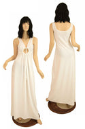 Sheer White Grecian Gown - 1