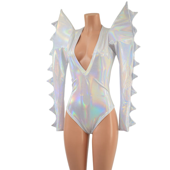 The Triple Threat Romper in Flashbulb with Brazilian Cut Leg - Coquetry Clothing