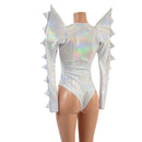 The Triple Threat Romper in Flashbulb with Brazilian Cut Leg - Coquetry Clothing