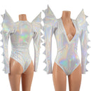 The Triple Threat Romper in Flashbulb with Brazilian Cut Leg - Coquetry Clothing