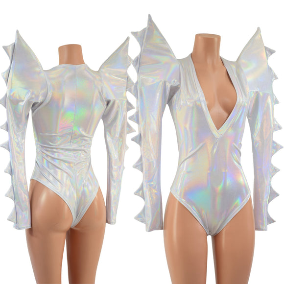 The Triple Threat Romper in Flashbulb with Brazilian Cut Leg - Coquetry Clothing