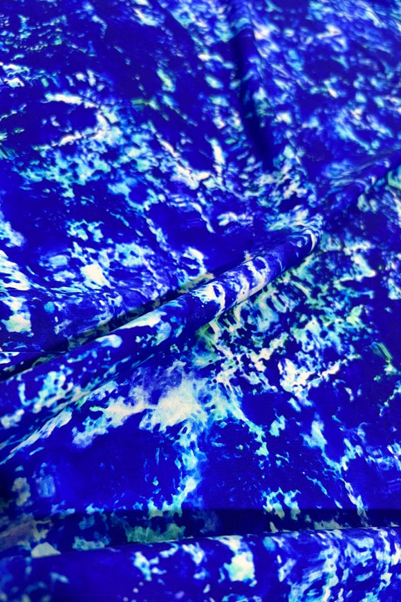 Tidepool Print Spandex Fabric - Coquetry Clothing