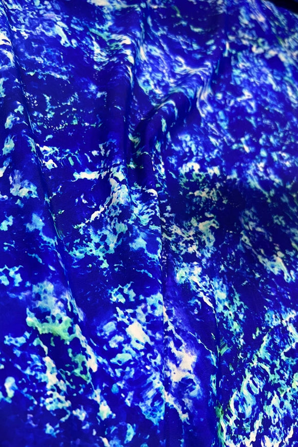 Tidepool Print Spandex Fabric - Coquetry Clothing