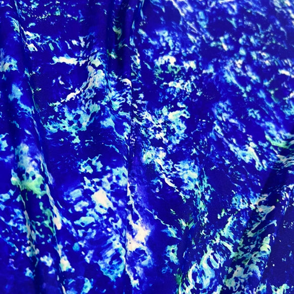 Tidepool Print Spandex Fabric - Coquetry Clothing