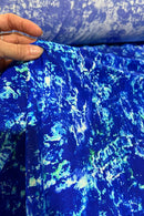 Tidepool Print Spandex Fabric - Coquetry Clothing