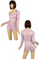 Top & Ruffle Rump Shorts Set - Coquetry Clothing