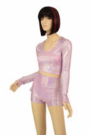 Top & Ruffle Rump Shorts Set - Coquetry Clothing