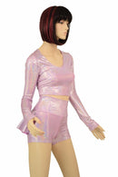 Top & Ruffle Rump Shorts Set - Coquetry Clothing