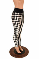 Tri Color High Waist Leggings - Coquetry Clothing