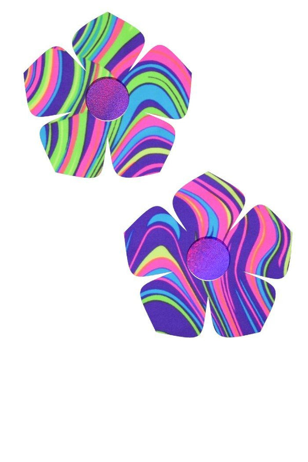 Glow Worm and Grape Holographic Buttercup Pasties - 1