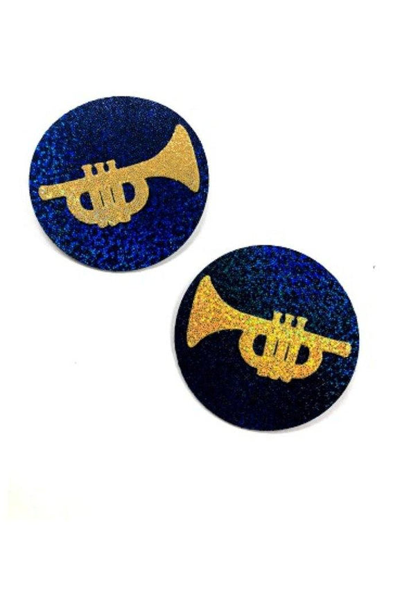 Trumpet Band Geek Pasties - Coquetry Clothing