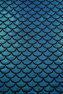 Turquoise Dragon Scale Fabric - 1