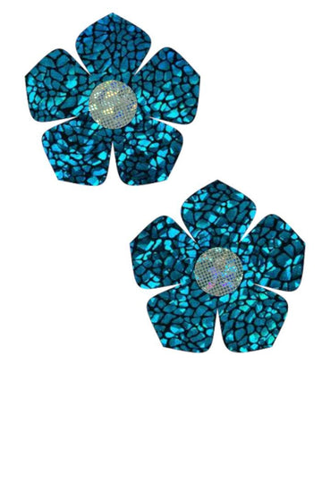 Turquoise Buttercup Pasties - Coquetry Clothing