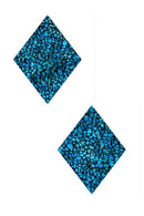 Turquoise Diamond Pasties - Coquetry Clothing