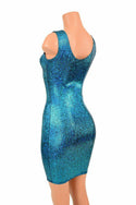 Turquoise Holographic Tank Dress - 6