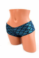 Turquoise Mermaid Scale Cheekies - Coquetry Clothing