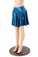 Turquoise Mermaid Skater Skirt - Coquetry Clothing